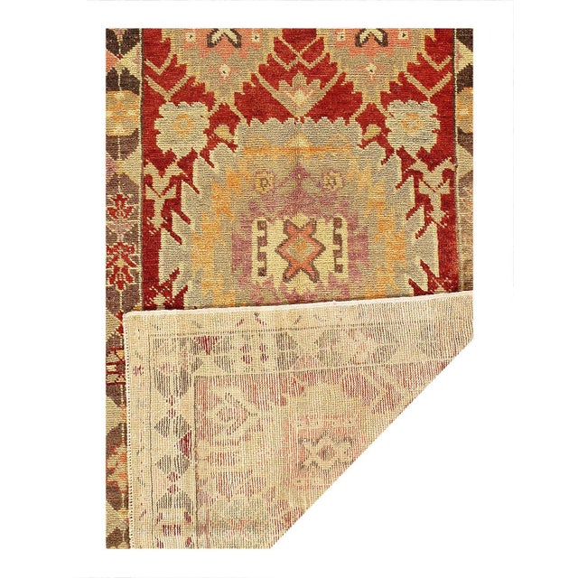 Traditional Pasargad Antique Turkish Oushak For Sale - Image 3 of 3