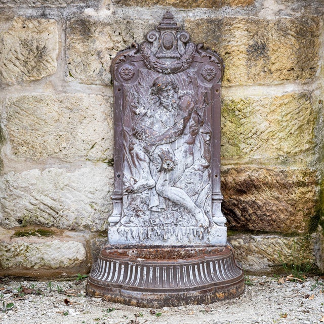 Red Metal Wall Fountain, 20th Century For Sale - Image 8 of 8