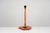 Large Vintage Table Lamp in Fabric and Wood, 1980s For Sale - Image 4 of 7