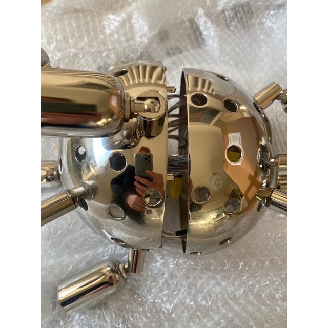 Silver Sputnik Pendant Light by Simoeng For Sale - Image 8 of 12