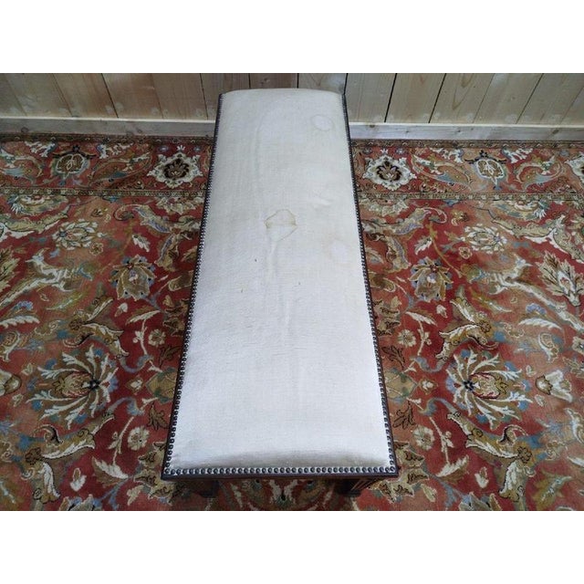 Louis XVI Fabric Piano Bench For Sale - Image 9 of 10