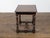 French 19th Century Walnut Side Table with Carved Apron and H-Form Stretcher For Sale - Image 9 of 12
