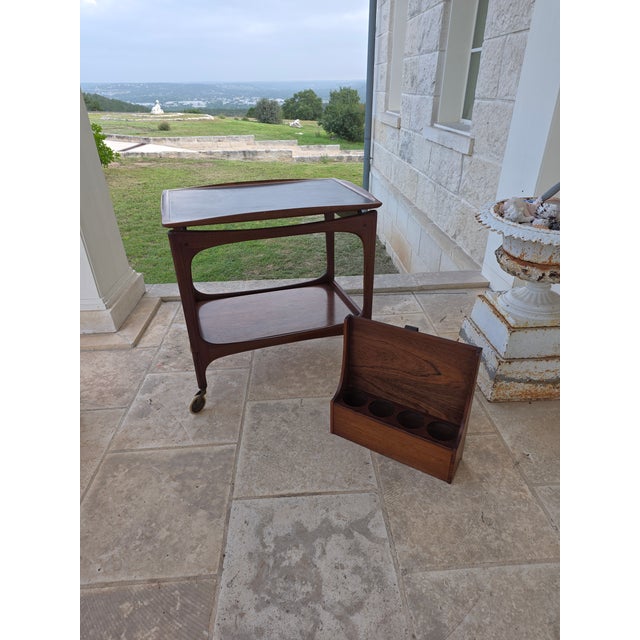 BRDR Dalsgaard 1950's Bar Cart From Denmark For Sale - Image 11 of 17