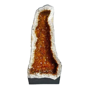 Large Brazilian Citrine Cathedral Crystal