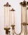 Japanese Chandelier in Brass and Glass, 1960s For Sale - Image 4 of 13