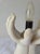 Vintage Globe Wall Lamp in White Ceramic and Plastic, 1980s For Sale - Image 6 of 8