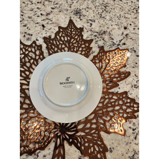 Late 20th Century Late 20th Century WoodHill Citation China Plate - Set of 8 For Sale - Image 5 of 5
