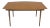 Mid-Century Modern Widdicomb Walnut Dining Table with Two Extension Boards Leaves For Sale