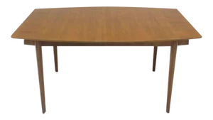 Mid-Century Modern Widdicomb Walnut Dining Table with Two Extension Boards Leaves