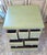 Shabby Chic Vintage Sage Green Apothecary Drawers Side Table For Sale - Image 3 of 10