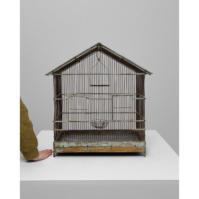 20th Century French Metal Bird Cage For Sale - Image 17 of 18