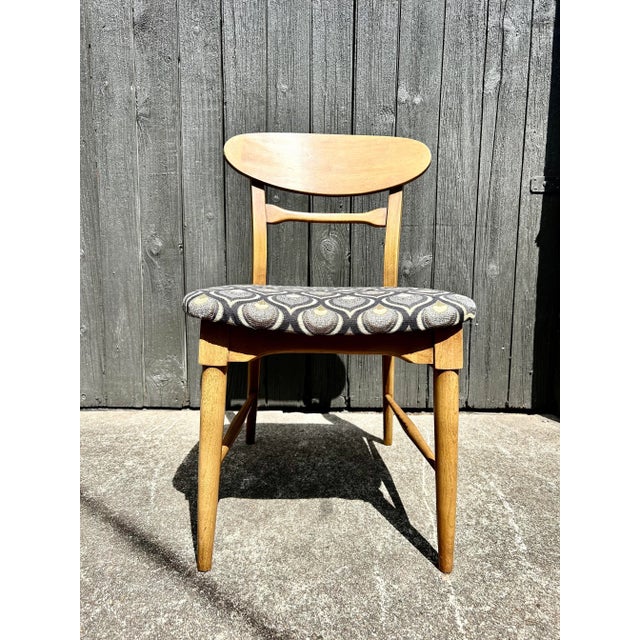 1960s 1960s Vintage Danish Modern Walnut Side Chair For Sale - Image 5 of 6