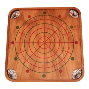 Antique Carrom Company Large Wood Game Board Double Sided