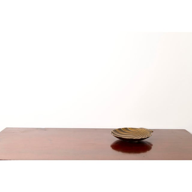 Art Deco Scallop Bronze Bowl by Niels Dam Ravn for Nordisk Malm – Denmark, 1930s This exquisite bronze bowl, designed by...