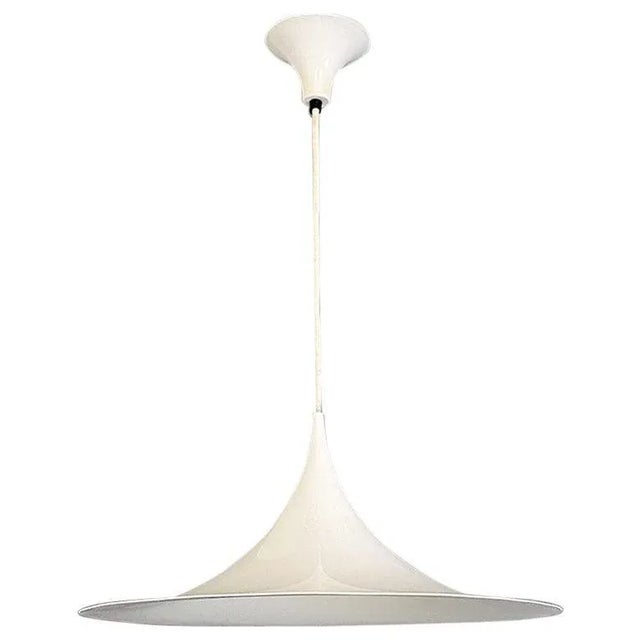 Modern Semi Chandelier attributed to Claus Bonderup & Thorup for Fog & Mørup, Denmark, 1970s For Sale - Image 12 of 12