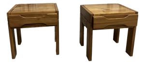 Bedside Tables from Maison Regain, 1980, Set of 2