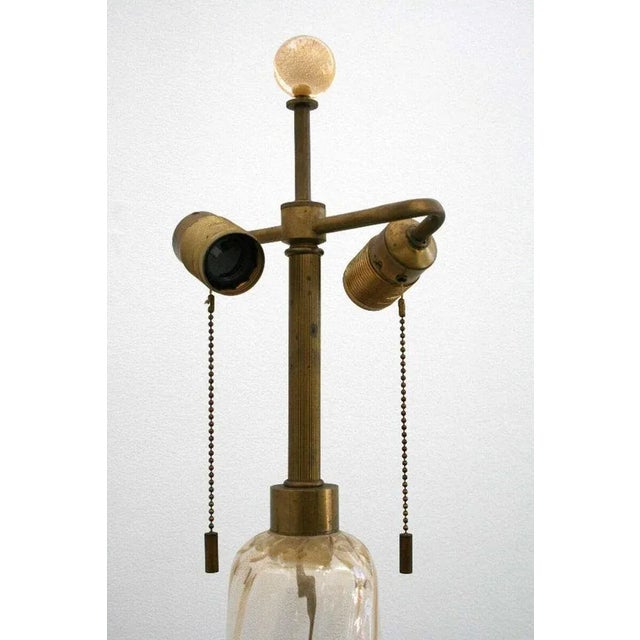 Murano Glass Table Lamp from Barovier & Toso, Italy, 1960s For Sale - Image 5 of 9