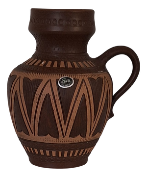 Vintage German Handmade Ceramic Vase by Eiwa, 1970s