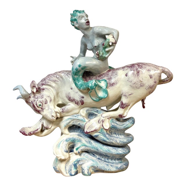 Jean René Gauguin “Havtyren” / 'Sea Bull' Sculpture for Bing & Grøndahl, Denmark For Sale