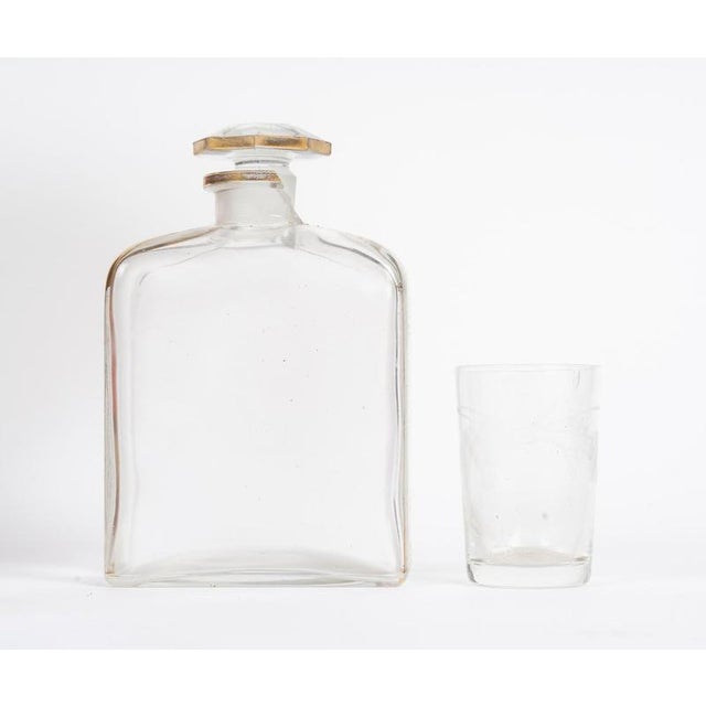 Liqueur Decanters and Glasses with Concealing Box, Set of 7 For Sale - Image 10 of 11