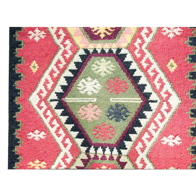 Vintage Afghani Kilim Runner For Sale - Image 11 of 16