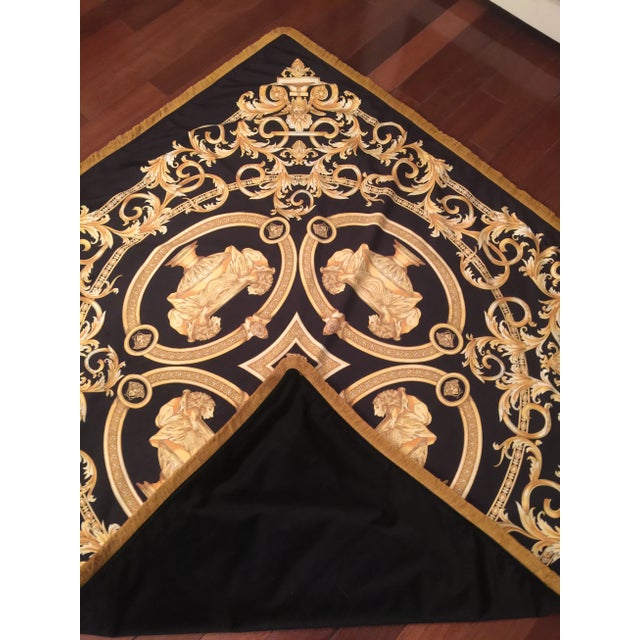 Gianni Versace Custom Made Lion and Urn Throw For Sale - Image 10 of 13
