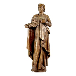 St. John the Baptist, 1800s, Oak For Sale