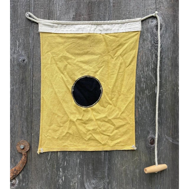 American Vintage American Navy Signal Flag Wool Perfect to Frame Yachting Flag For Sale - Image 3 of 6