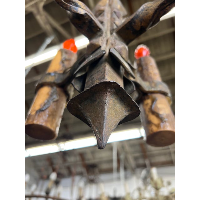 Spanish Revival/Mission Style Hanging Light For Sale In Los Angeles - Image 6 of 9