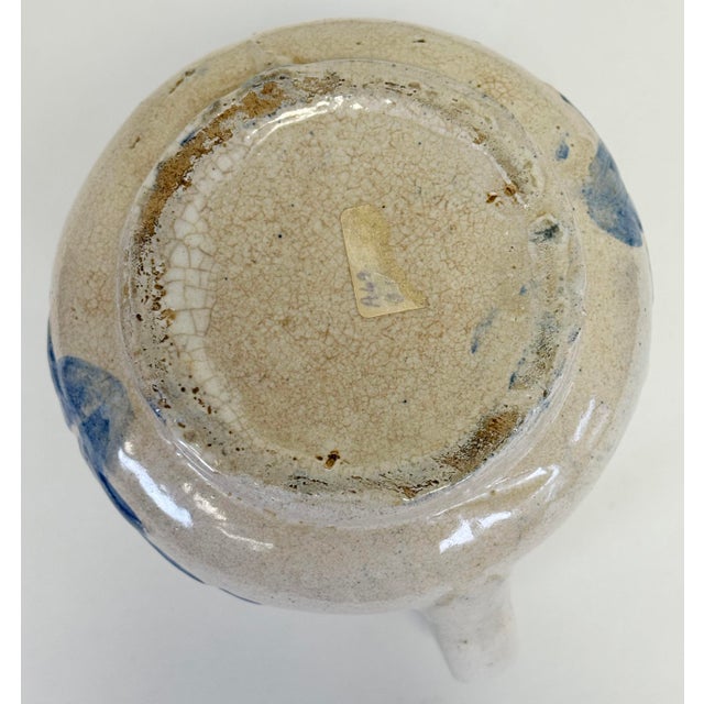 Antique McCoy Dandy Line Stoneware With Blue Daisy Design For Sale - Image 13 of 13