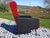 Vintage Red and Black Chairs with Compass Feet, 1970s, Set of 2 For Sale - Image 10 of 18