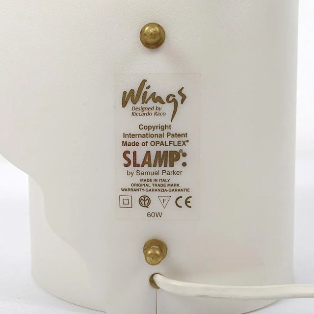 Wings Lamps by Riccardo Raco for Slamp, Set of 2 For Sale - Image 9 of 10