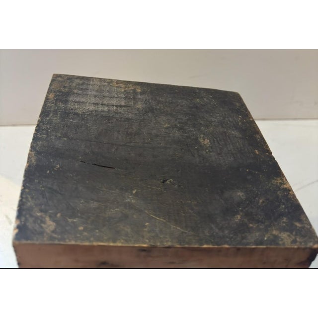 Vintage Woman Bust on Wood Mount For Sale - Image 11 of 11