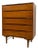 Vintage Mid Century Modern 4-Drawer Highboy Dresser by Stanley Furniture For Sale