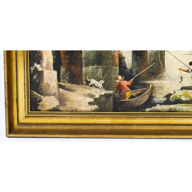 Giancarlo Drovandi, Palladian Classical Roman Ruins, 20th-Century, Oil on Canvas, Framed For Sale - Image 3 of 8