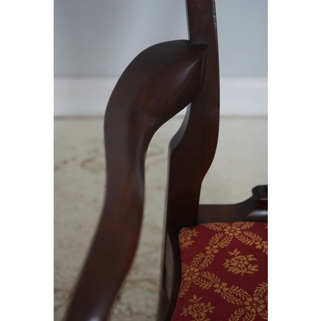 Set of 8 Hickory Chair Co Mahogany Dining Room Chairs For Sale - Image 13 of 18