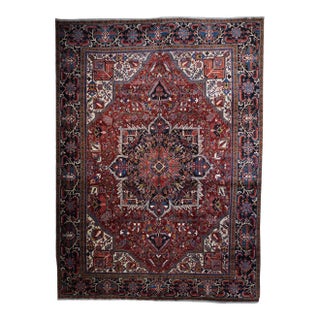 Vintage Heriz Rug 11'2'' X 15'2'' For Sale