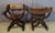 Antique Curule Armchairs, 1800s, Set of 2 For Sale - Image 4 of 15