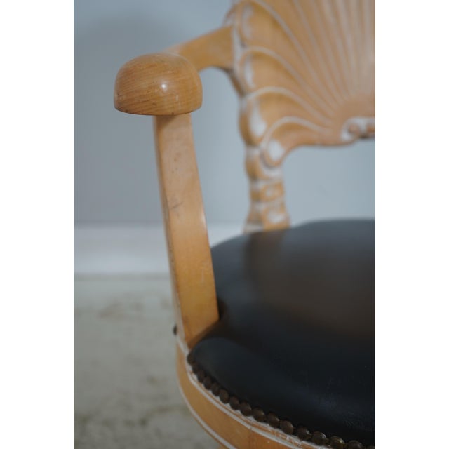Set of 6 Italian Grotto Style Shell Back Dining Room Chairs For Sale - Image 10 of 18