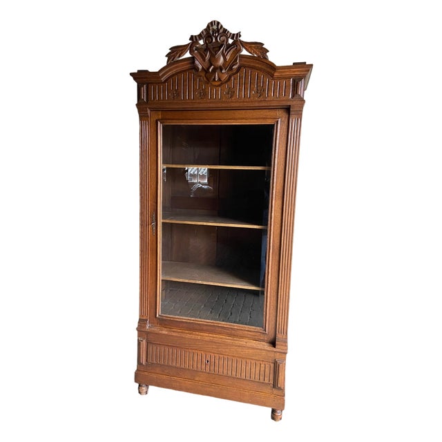 19th Century Oak Bookcase For Sale