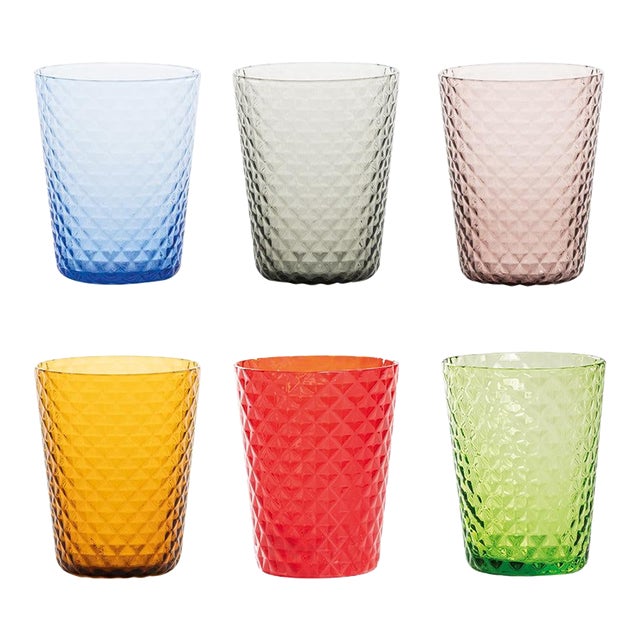 Isolano Tumbler - Assorted Set of 6 For Sale