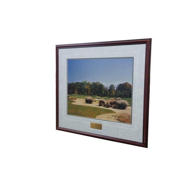 Vintage trophy Photograph from the sixth hole of Due Process Stables Golf Club in Colts Neck, New Jersey where John...