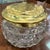 19th Century Grouping of 8 Cut Glass Jars With Sterling and Brass Lids For Sale - Image 11 of 13