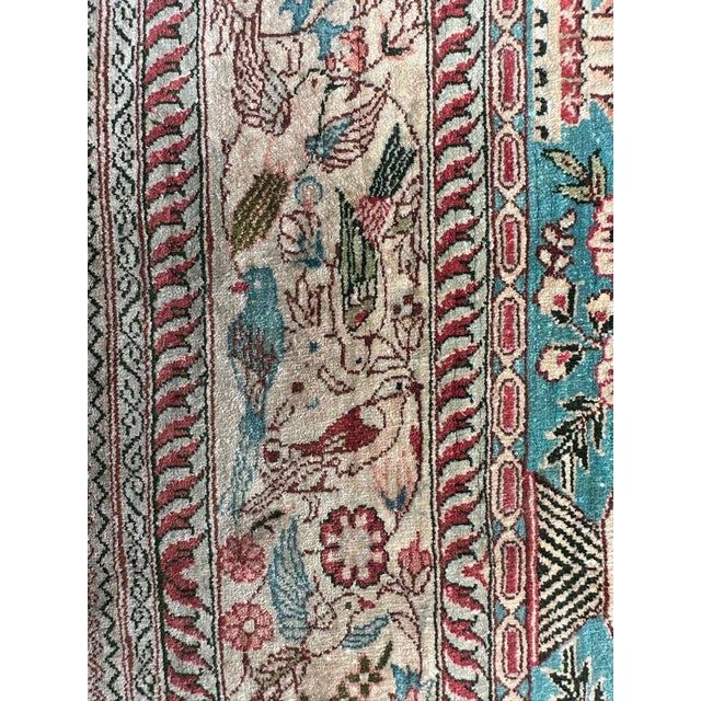 Rug in Fine Silk by Sino Hereke, 1990s For Sale - Image 14 of 18