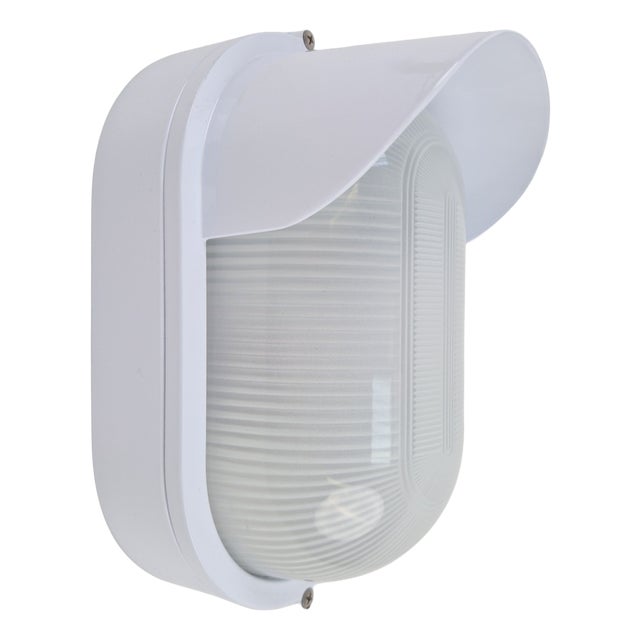 Vintage Outdoor Wall Lamp in Metal and Glass by Simes, Italy, 1970s For Sale