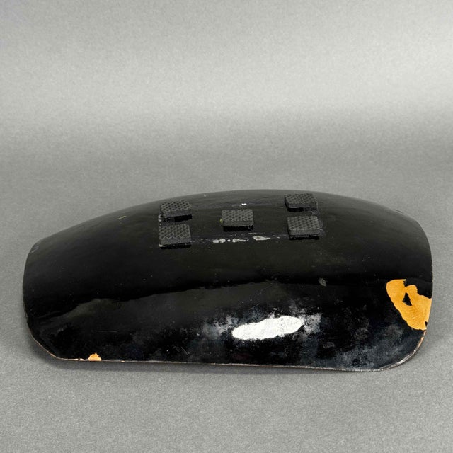 Vintage 60s 70s Mid-Century Modern Electric Tiger Stripe Enamel on Copper Bowl Candy Dish For Sale In New York - Image 6 of 12