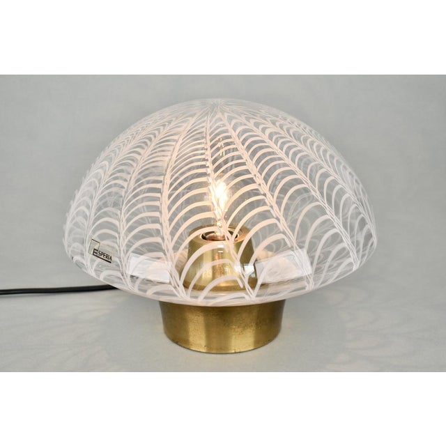 Murano Glass Mushroom Table Lamp by Esperia For Sale - Image 10 of 15