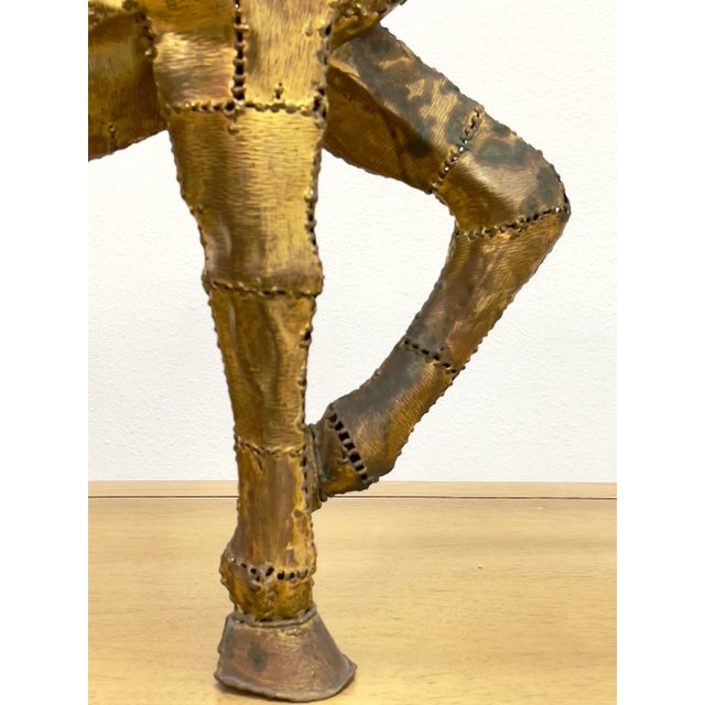 Brass Horse by Artis Luciano Bustamante For Sale - Image 10 of 11