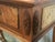 Wood 20th English Georgian Oak Two Drawers Lowboy or Desk With Lyre Legs For Sale - Image 7 of 10