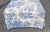 Vintage French Chaise Chair Toile Fabric For Sale - Image 9 of 10